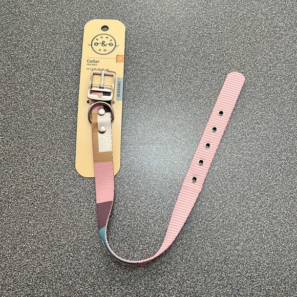 π Bond & Co Reversible Dog Collar NWT Small
